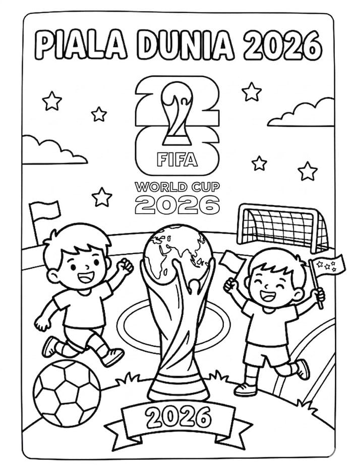 Gambar Piala Dunia 2026 gratis
