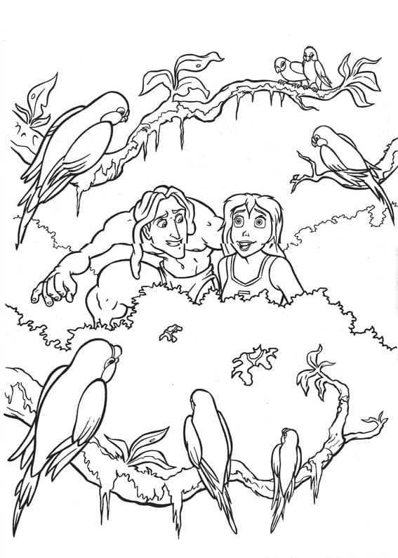 Gambar Tarzan dan Jane Gratis