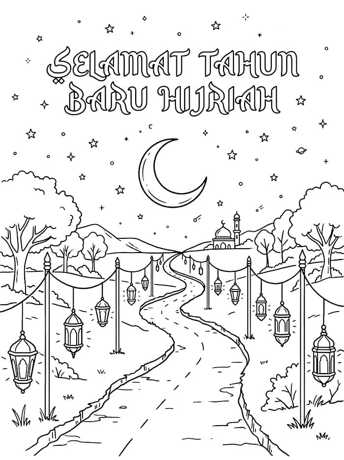 Jalan Lentera Tahun Baru Hijriah