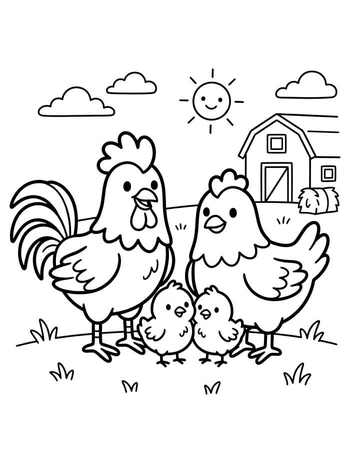 Keluarga Ayam Betina