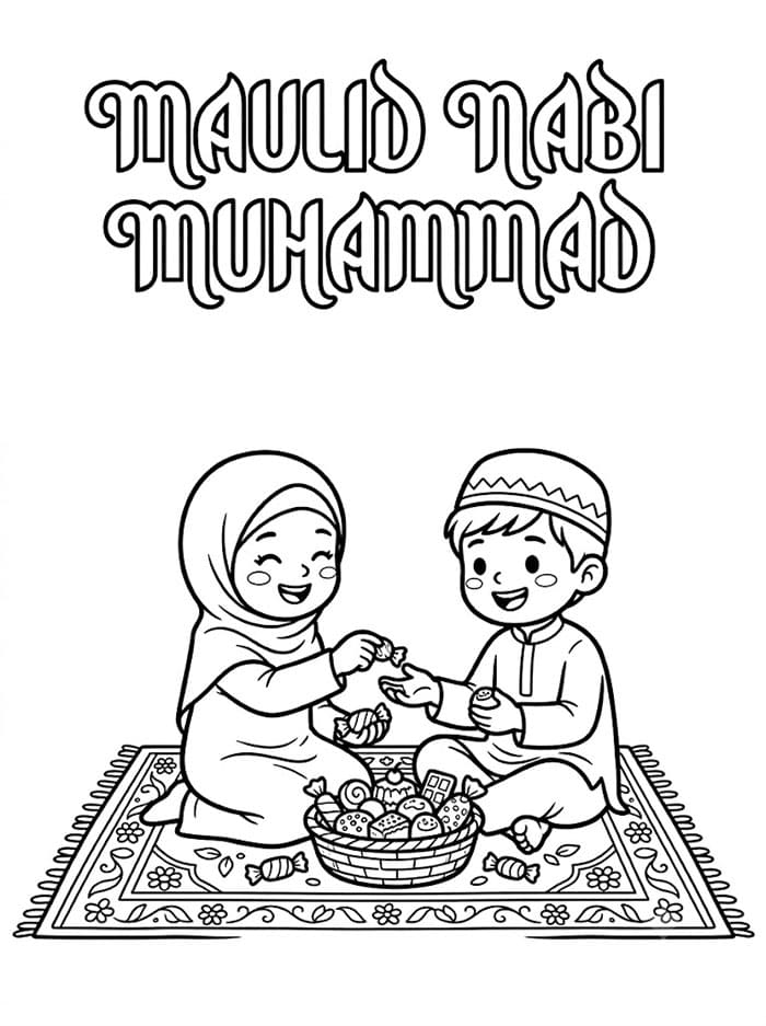 Maulid Nabi Muhammad Berbagi Permen