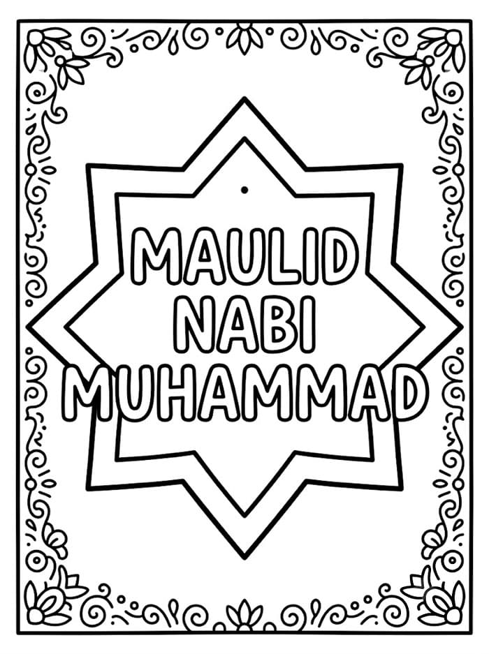 Maulid Nabi Muhammad dan Bintang Islam