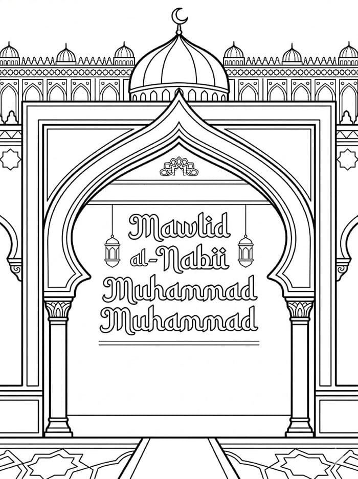 Maulid Nabi Muhammad dan Lengkungan Masjid