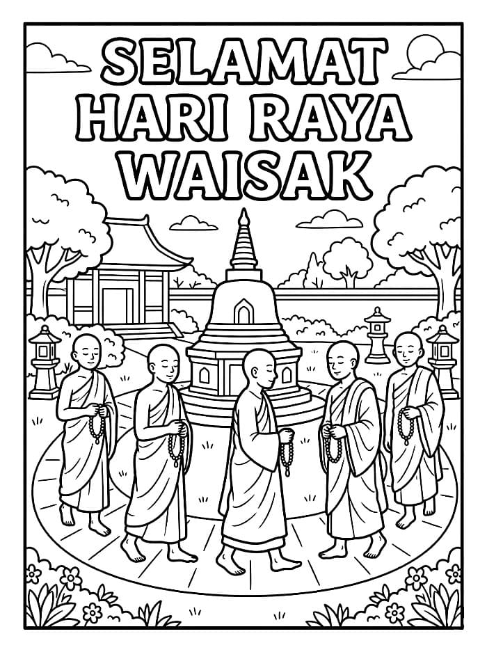 Meditasi Jalan Saat Waisak