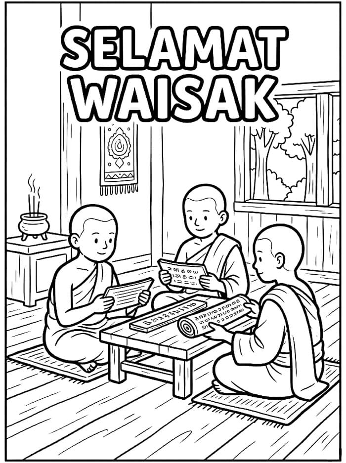 Membaca Kitab Suci Buddha Waisak