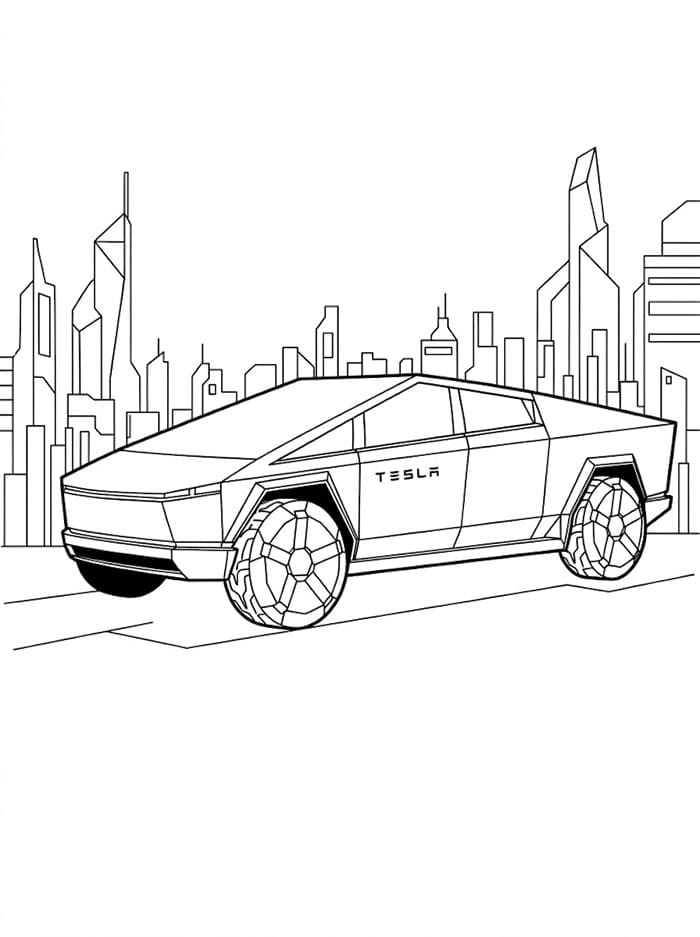 Mobil Tesla modern