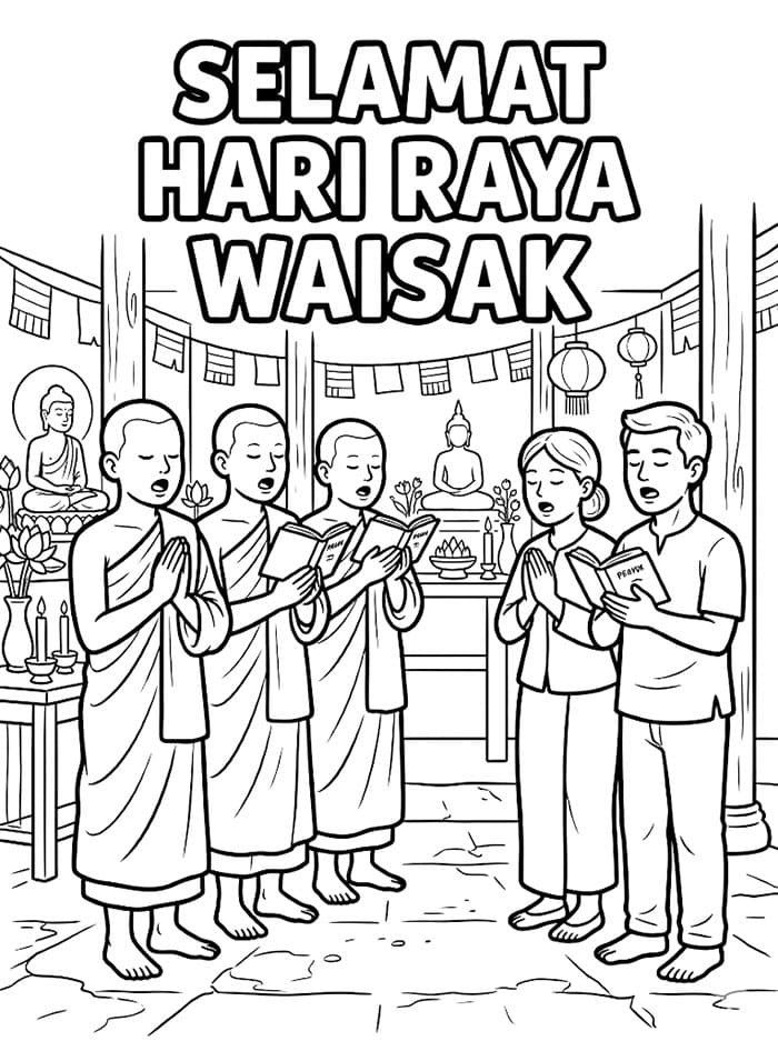 Nyanyian Bersama di Waisak