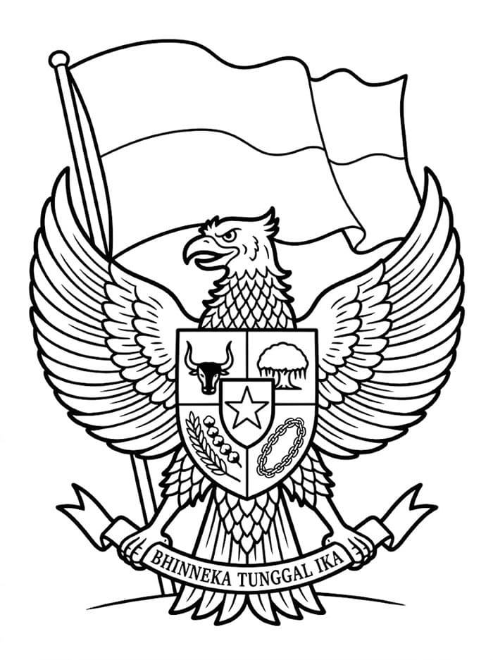 Pancasila dan Bendera Indonesia
