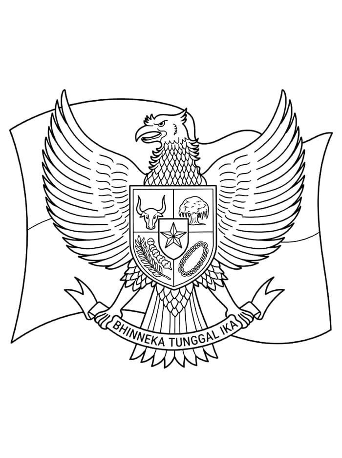 Pancasila dan bendera
