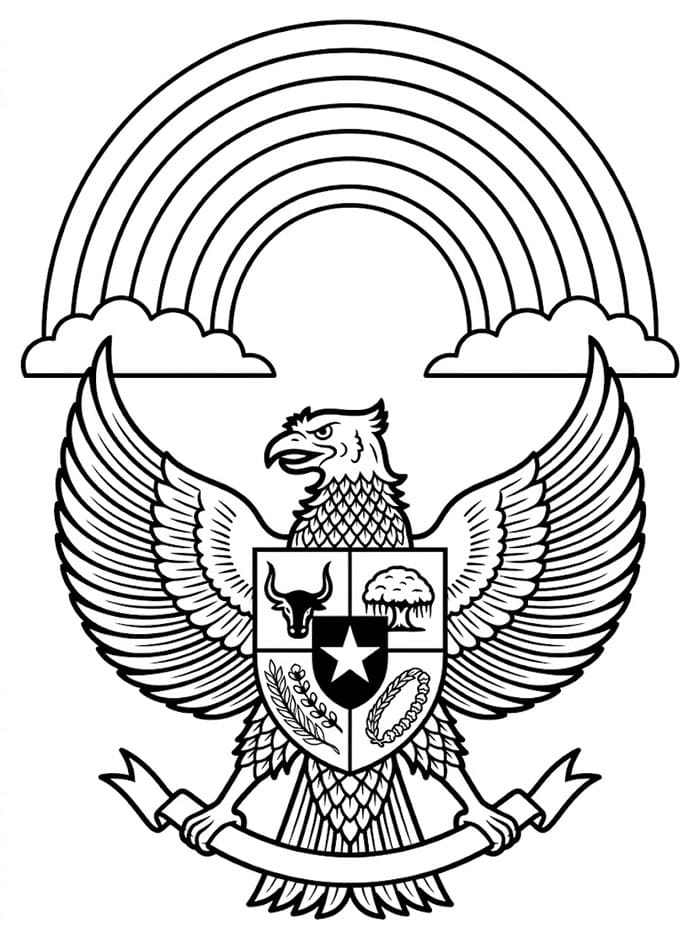 Pancasila dan pelangi