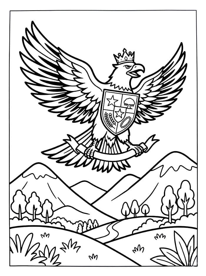 Pancasila dan Pemandangan Gunung