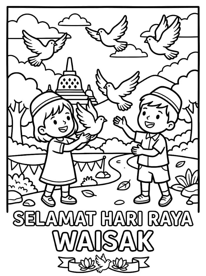Pelepasan Burung Waisak