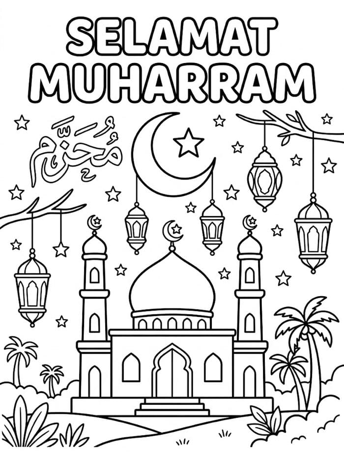 Pemandangan Malam Muharram