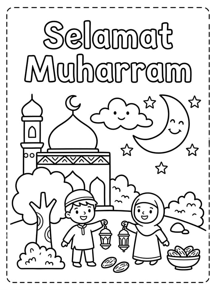 Pemandangan Muharram gratis