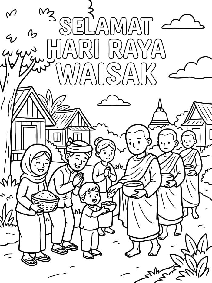 Pemberian Makanan Waisak