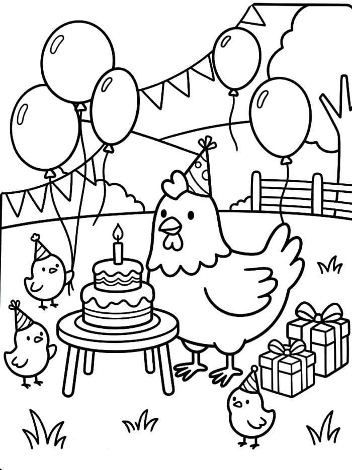 Pesta Ulang Tahun Ayam Betina