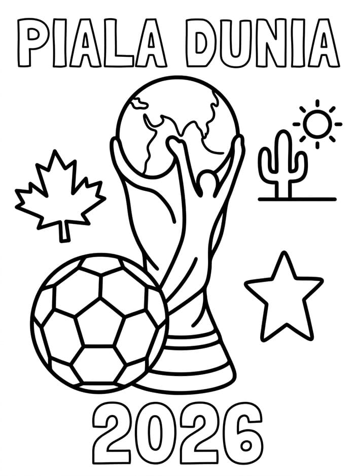 Piala Dunia 2026 tiga negara