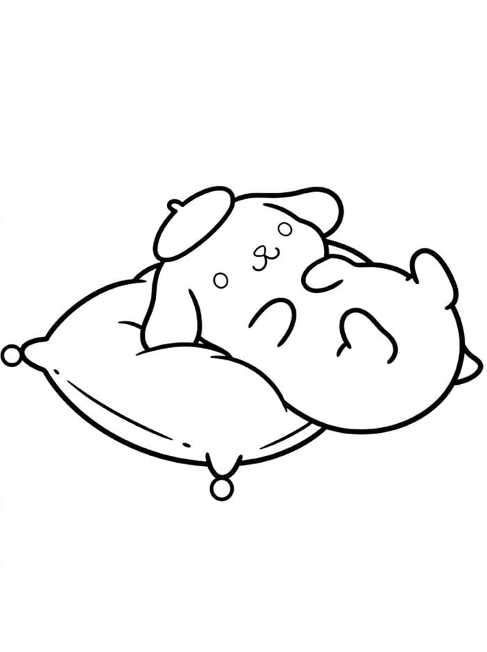 Pompompurin Berbaring