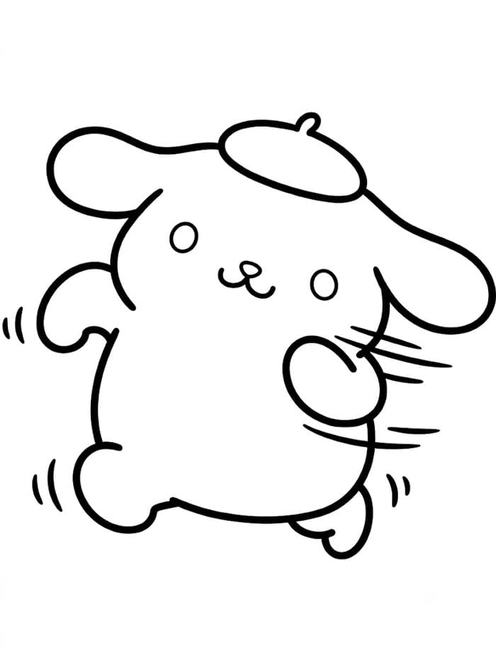 Pompompurin berlari