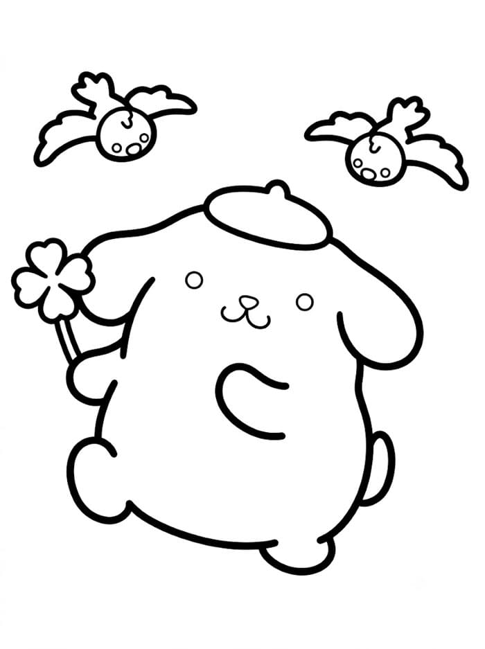Pompompurin dan burung