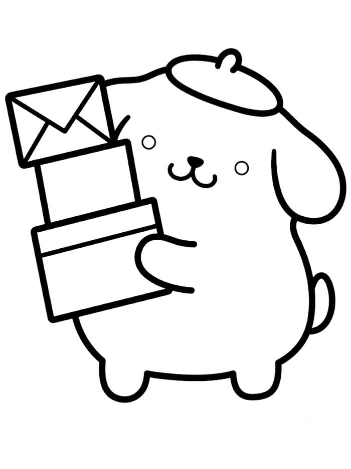 Pompompurin dan hadiah gratis