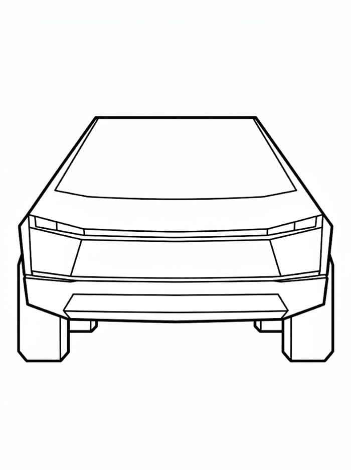 Tampilan depan Tesla