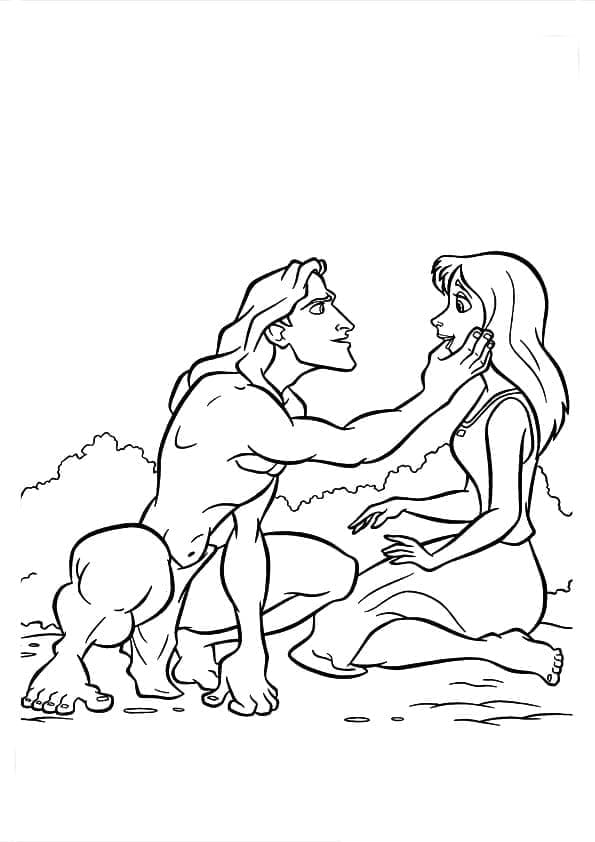 Tarzan bersama Jane