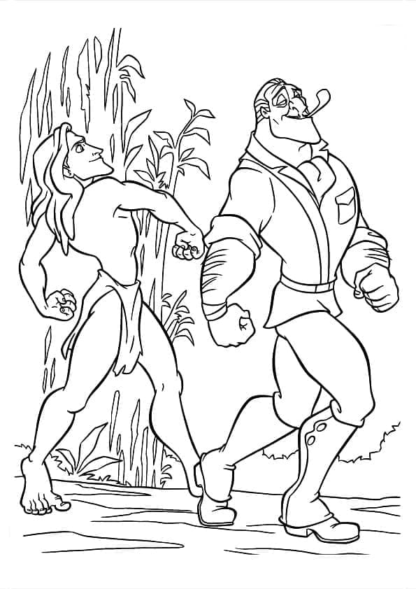 Tarzan dan Clayton yang Lucu