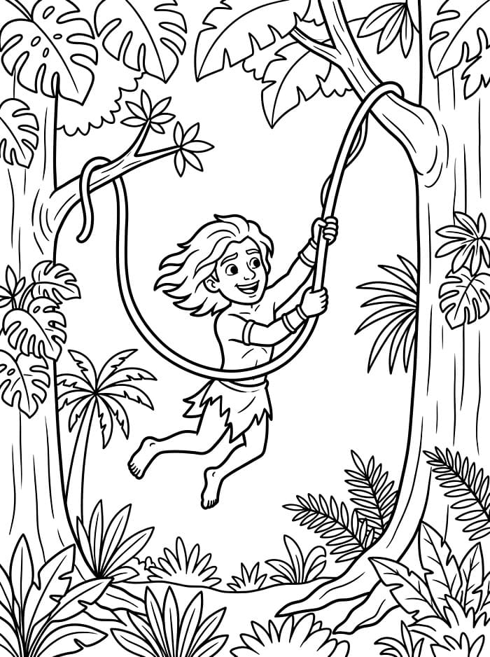 Tarzan di hutan