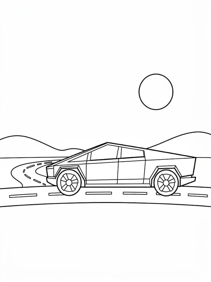 Tesla di jalan