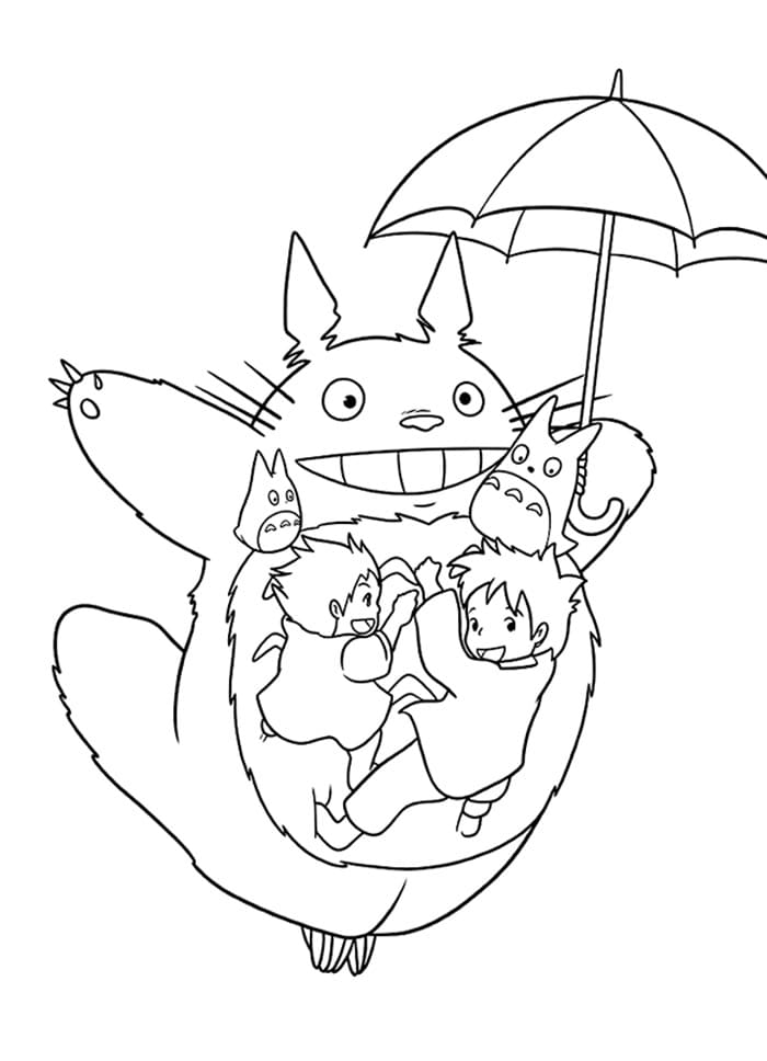 Totoro menari