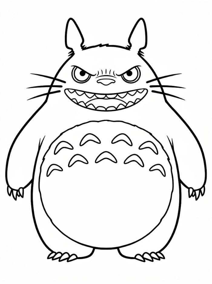 Totoro menyeramkan