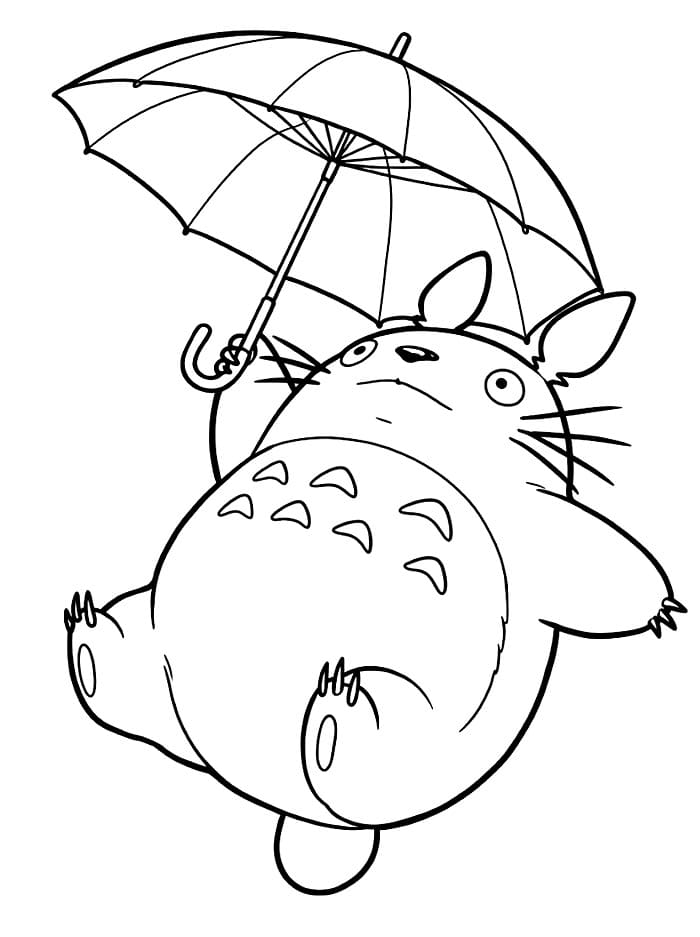 Totoro terjatuh