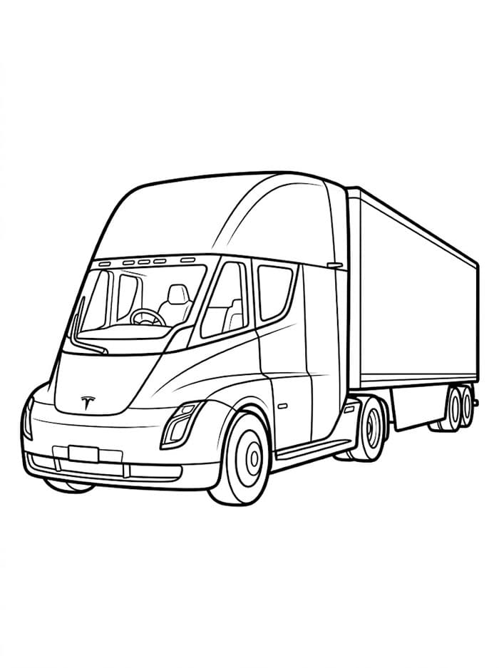 Truk Semi Tesla