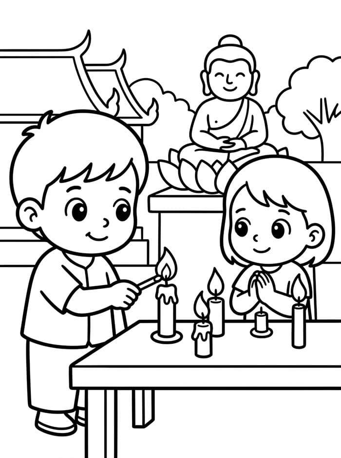 Waisak untuk anak-anak