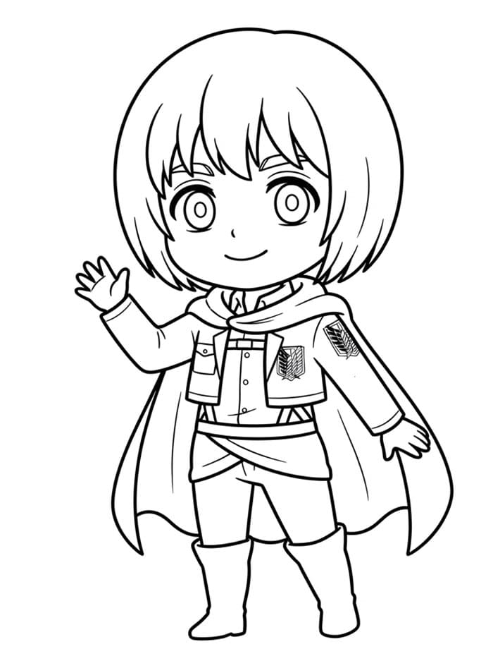 Armin Chibi dari Attack on Titan