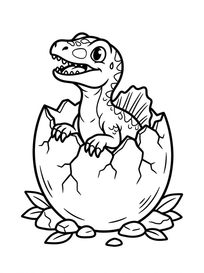 Bayi Spinosaurus Menetas