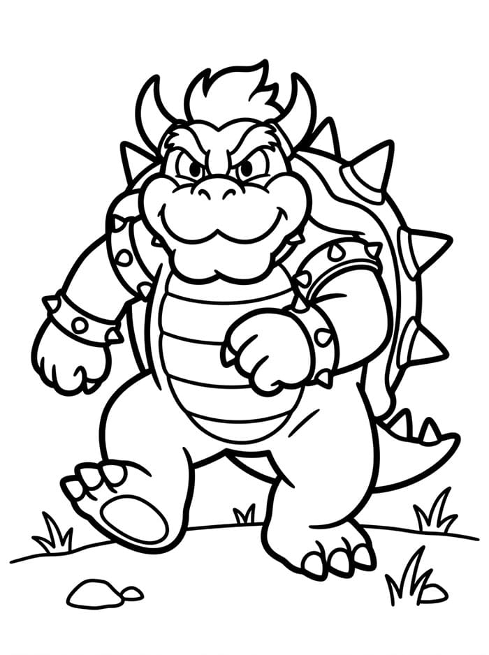 Bowser Berjalan Maju