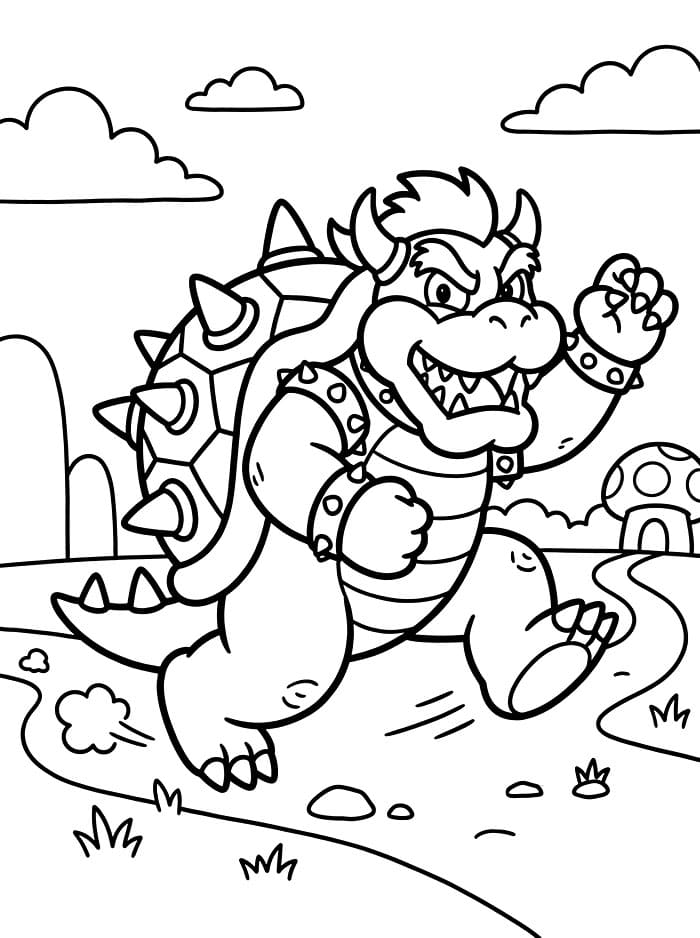 Bowser Berlari