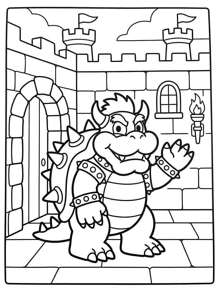 Bowser di Kastil