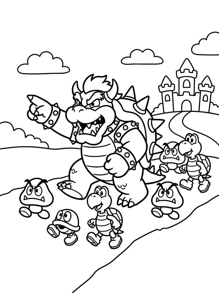 Bowser Memimpin