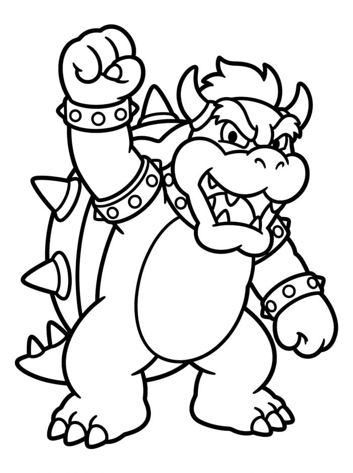 Bowser Mengangkat Tinju