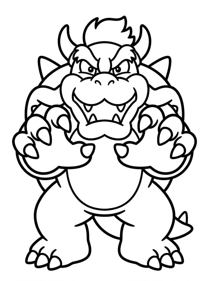 Bowser Menunjukkan Cakar
