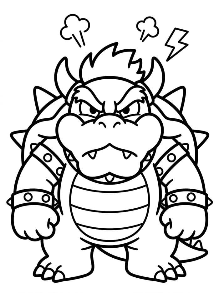 Bowser Tampak Marah