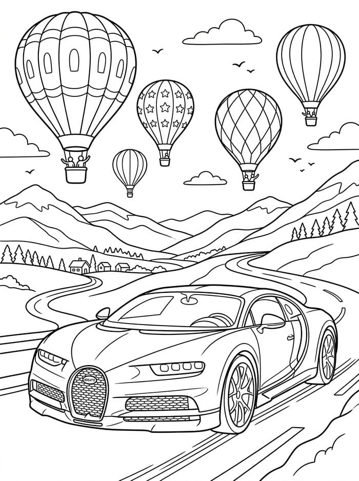 Bugatti dan Balon Udara Panas
