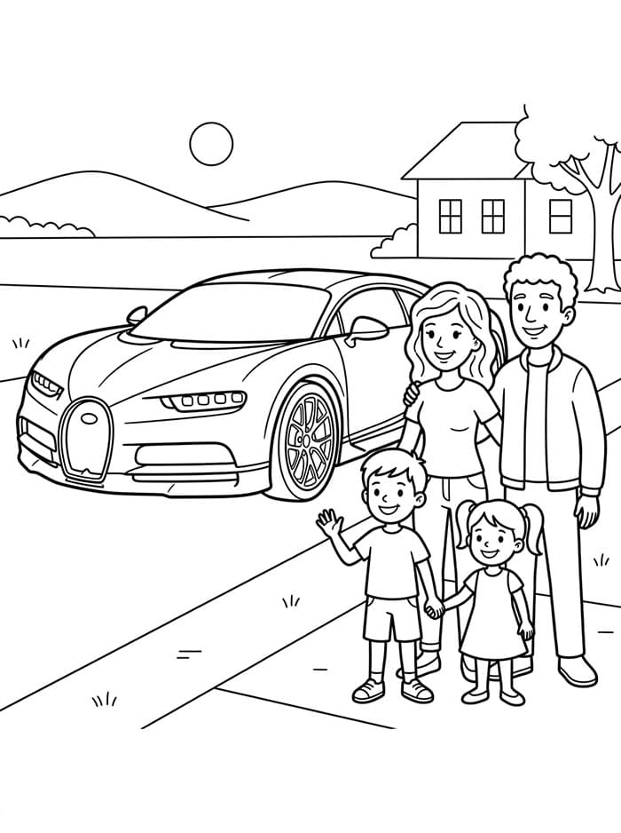 Bugatti dan keluarga