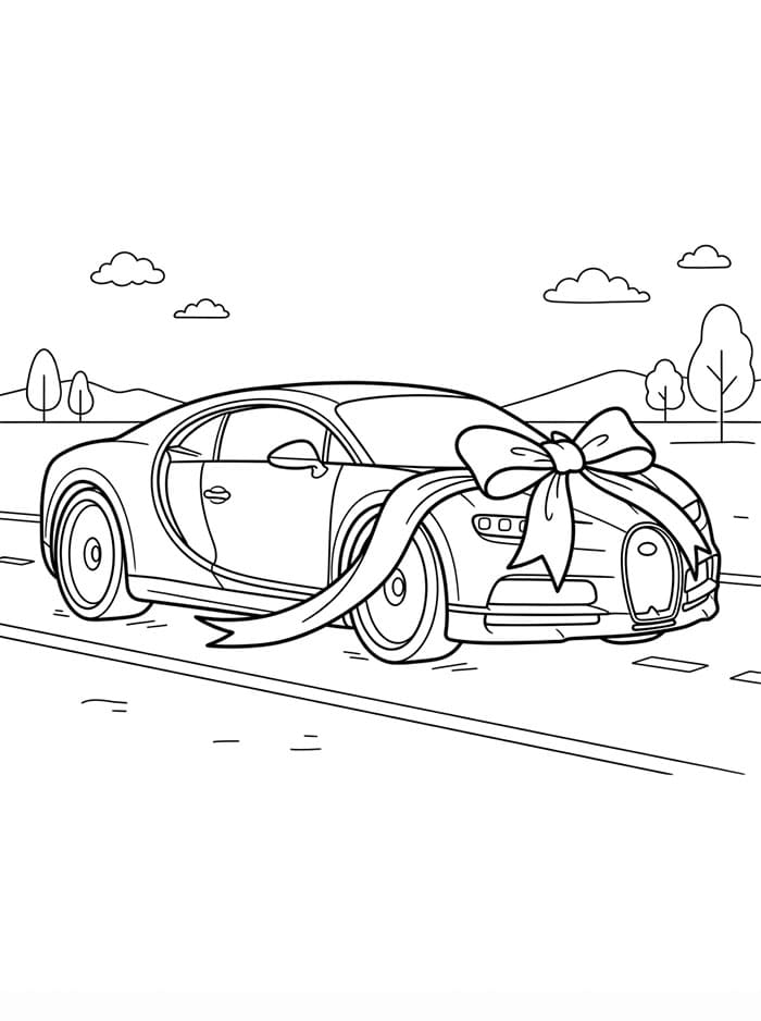 Bugatti dengan Pita