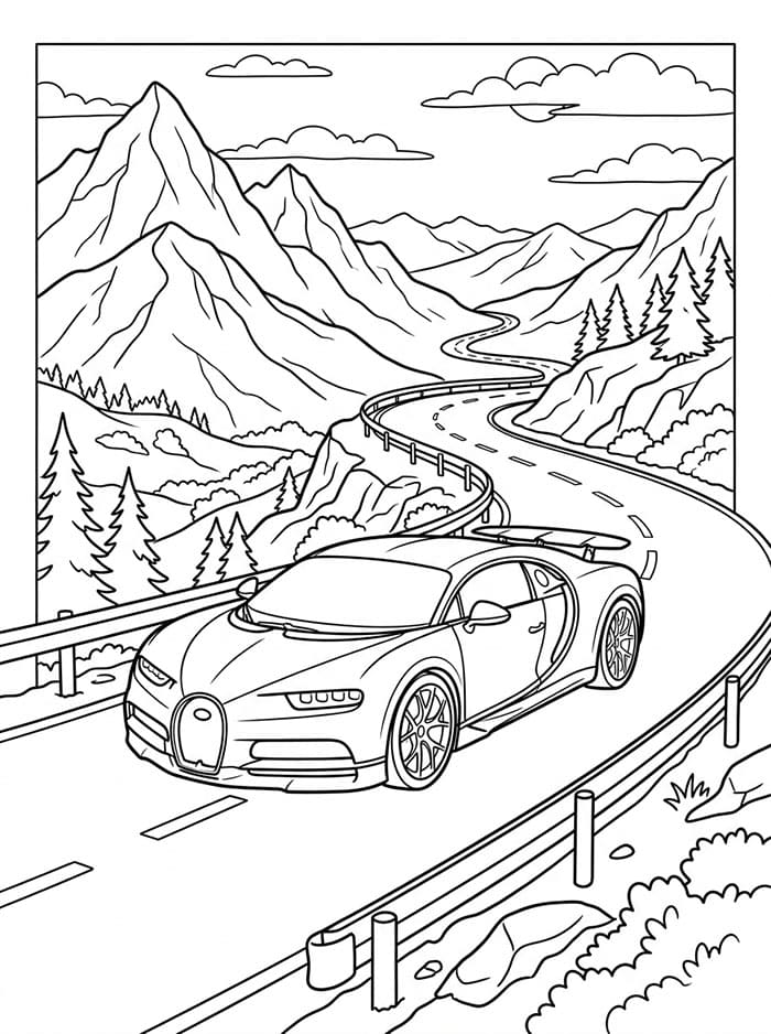 Bugatti di Gunung