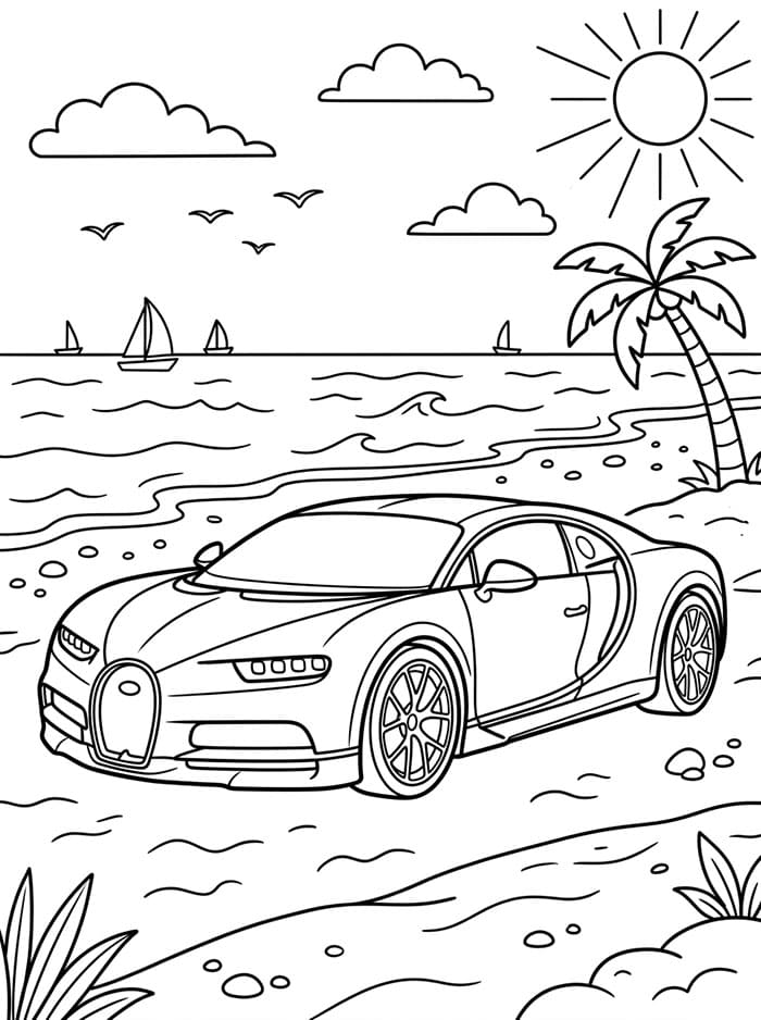 Bugatti di Pantai