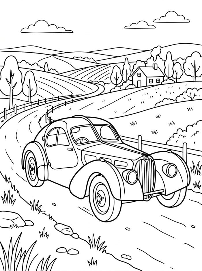 Bugatti di Pedesaan